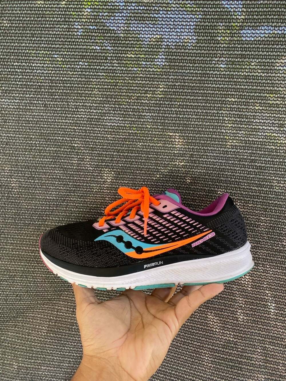 Saucony Ride 13 Women's Running Shoes Future Black/Purple/Blue